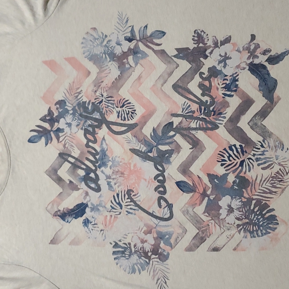 Sonoma XL Tan Printed T Shirt